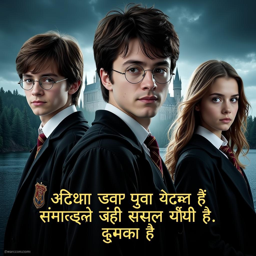 Harry Potter and the Sorcerer's Stone Hindi Poster