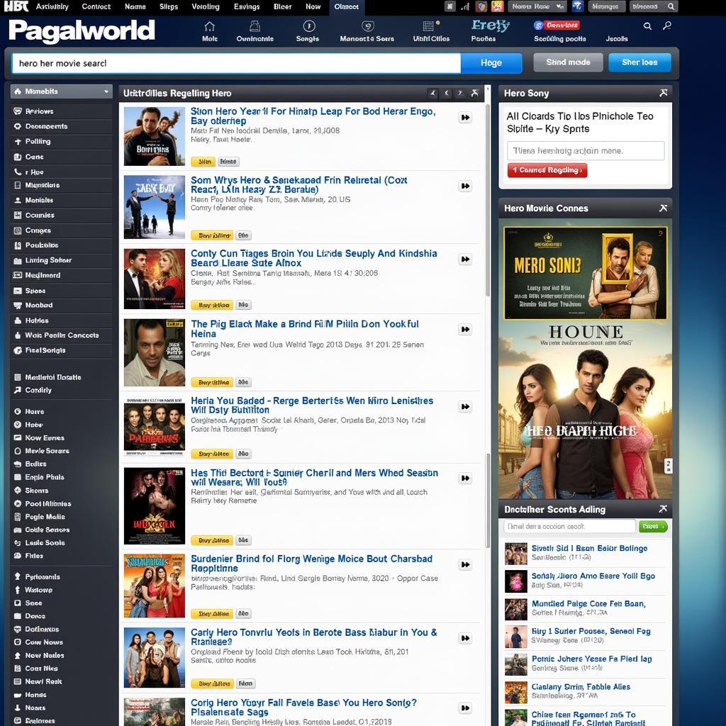 Hero Movie Soundtracks on Pagalworld