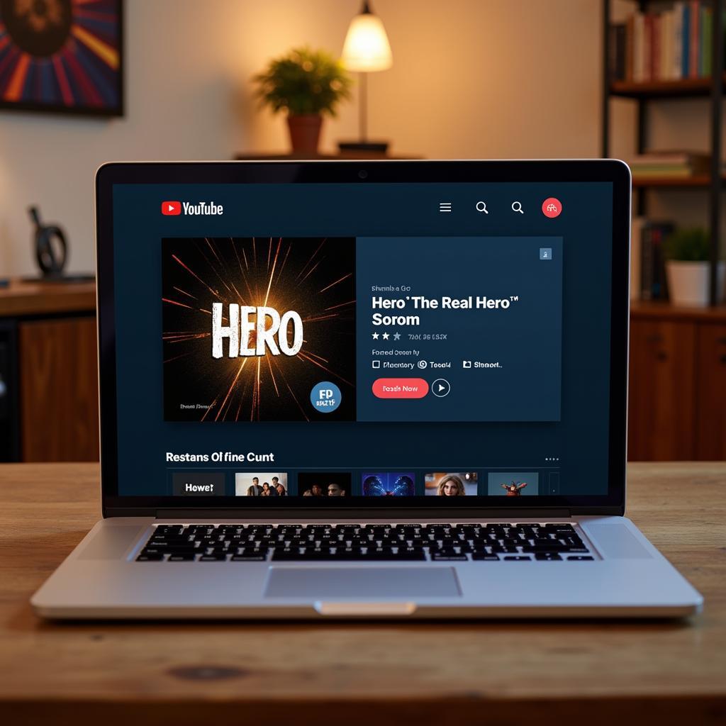 Enjoying Hero The Real Hero's Music on YouTube Music