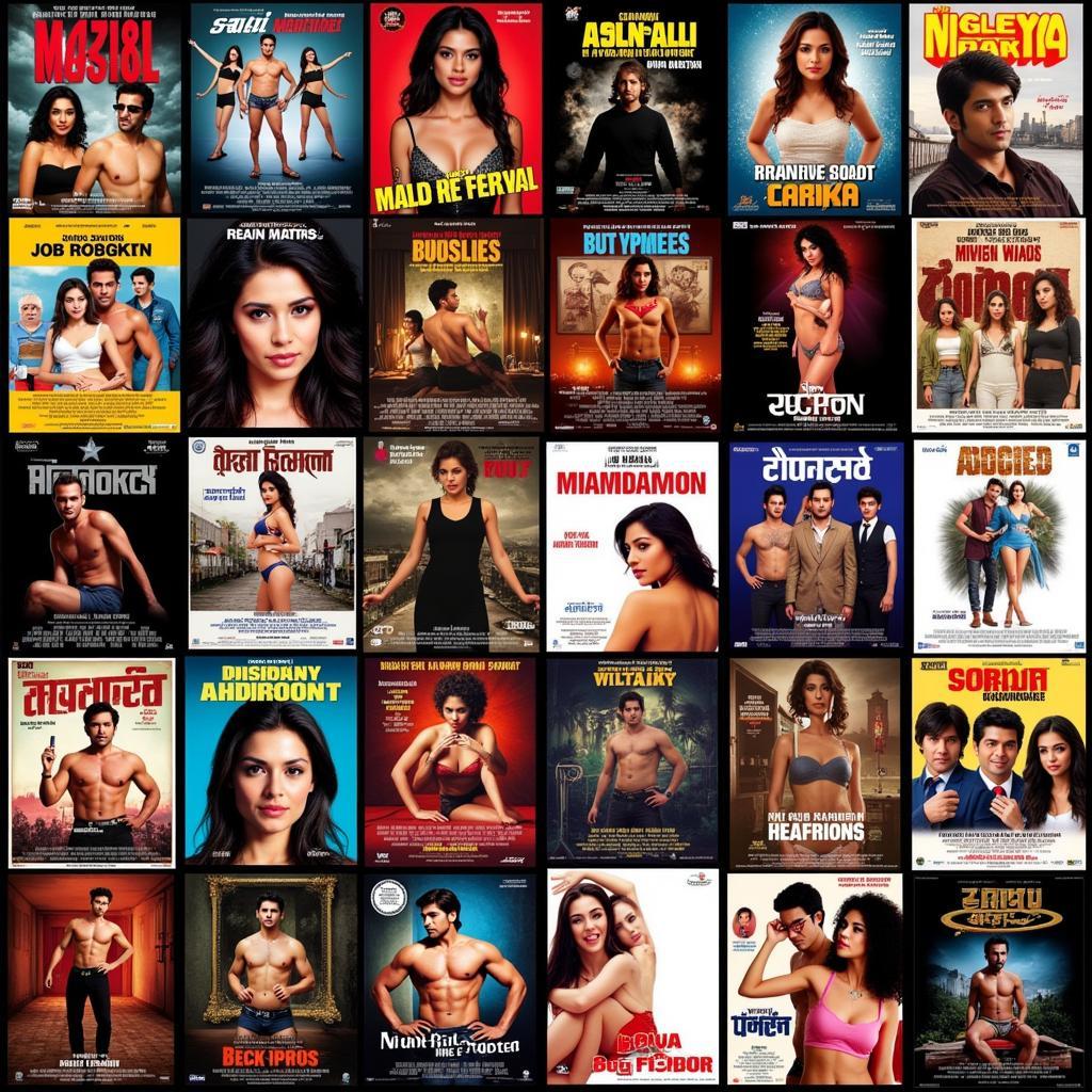 Hindi Hollywood Adult Film Posters