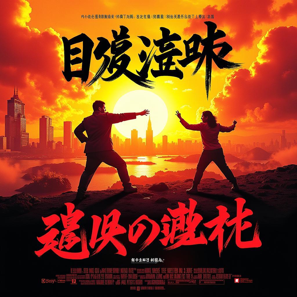 Classic Hong Kong action movie poster