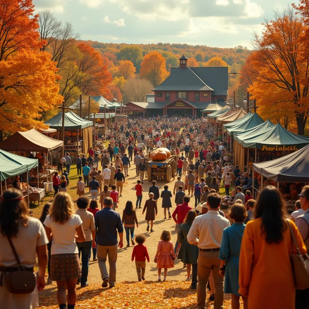 Fall Festival in an Indian Corn Movie