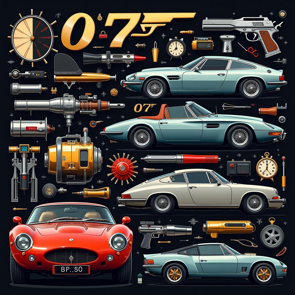 James Bond Gadgets and Cars