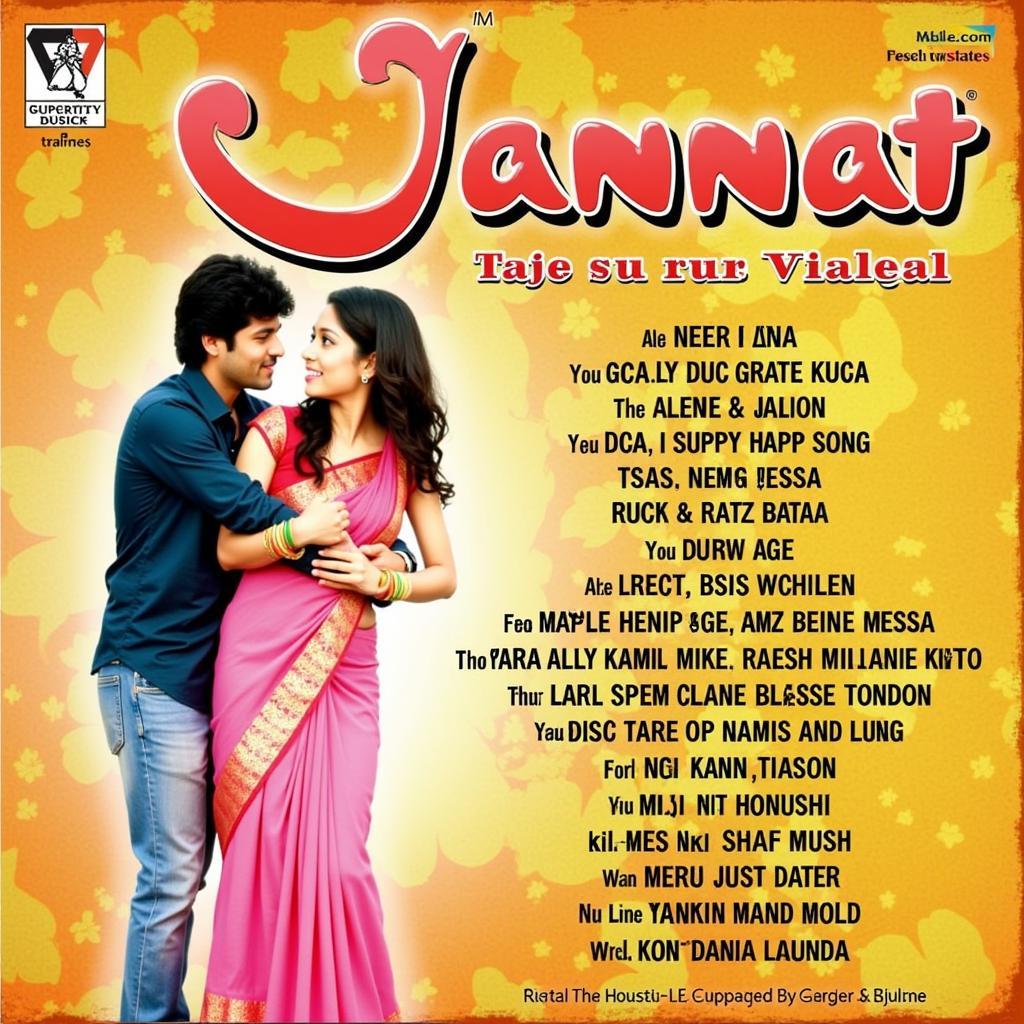 Jannat movie music album cover