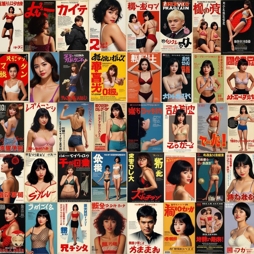 Vintage Japanese Adult Film Posters