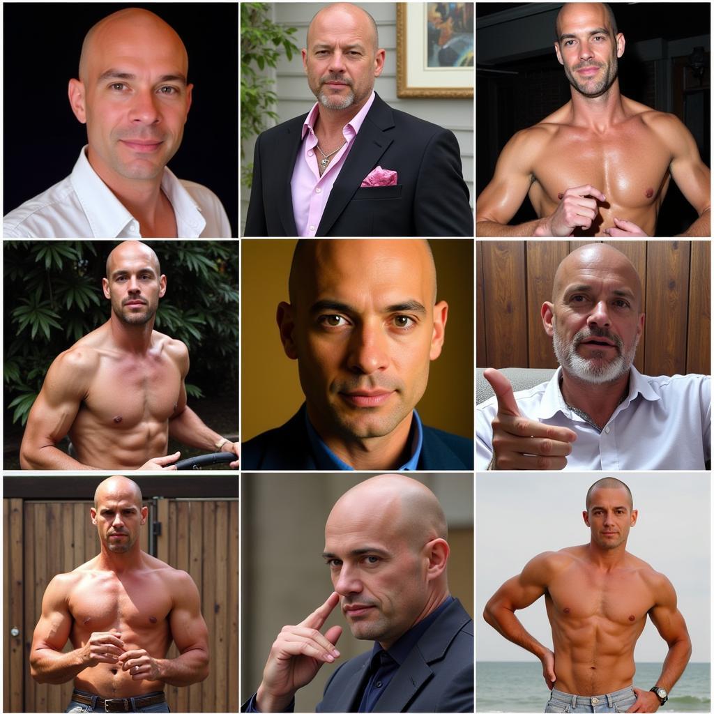 A collage of popular Johnny Sins memes