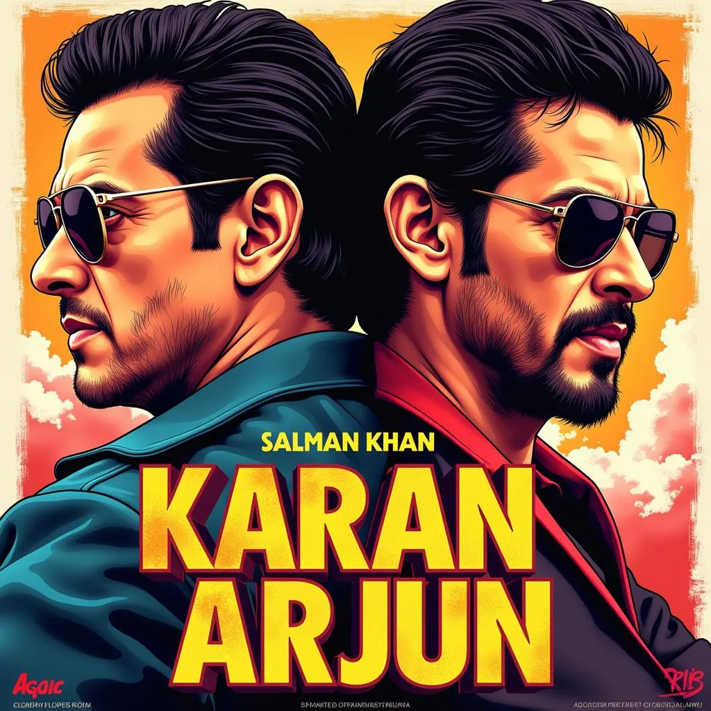 Karan Arjun movie poster