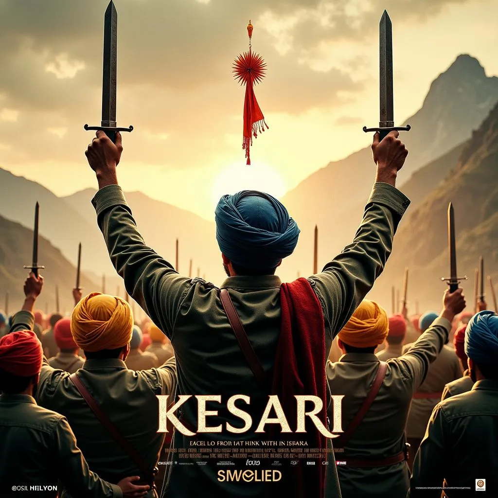 Kesari Movie Poster: Symbolism of Courage and Patriotism