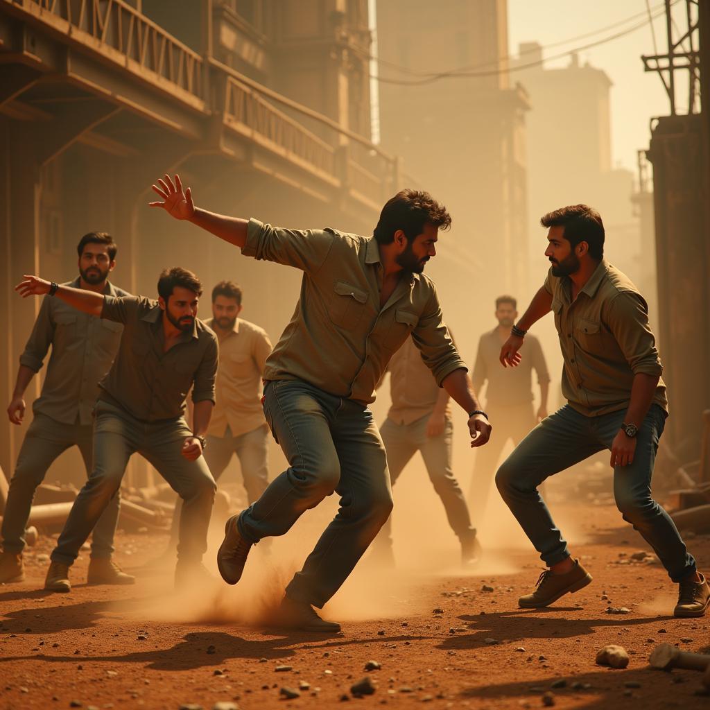 KGF Chapter 2 Action Sequence