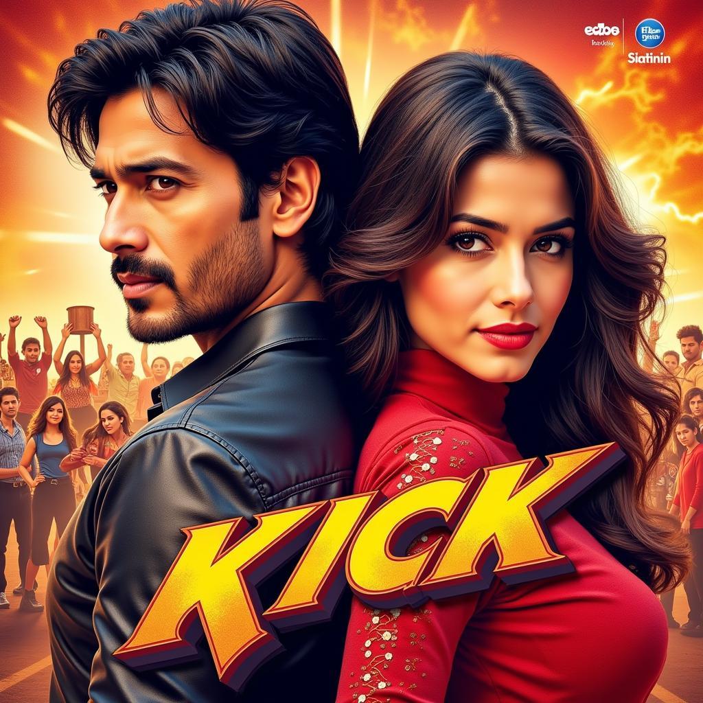 Poster for the Telugu movie Kick