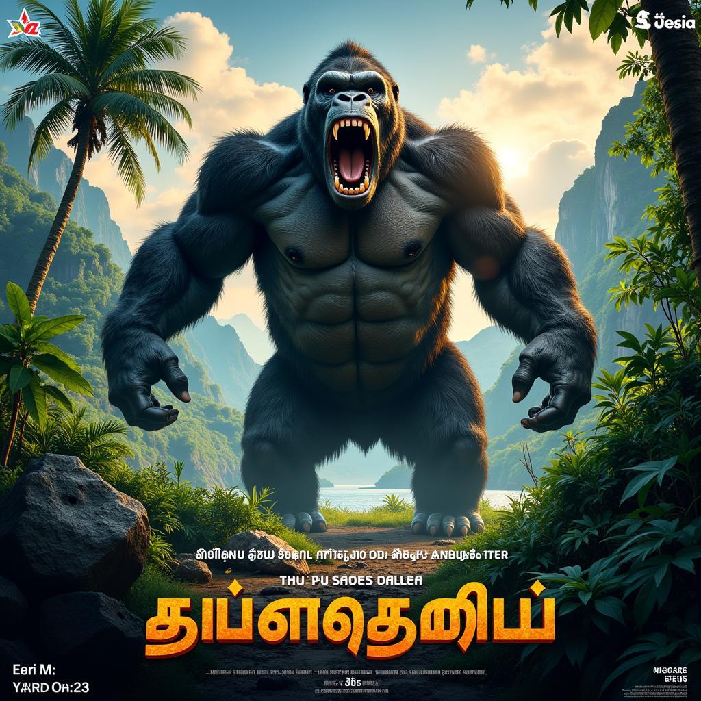 Kong Skull Island Tamil Dubbed Movie Poster