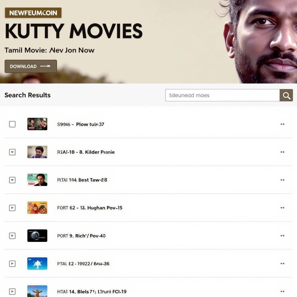 Kuttymovies Search Results Page