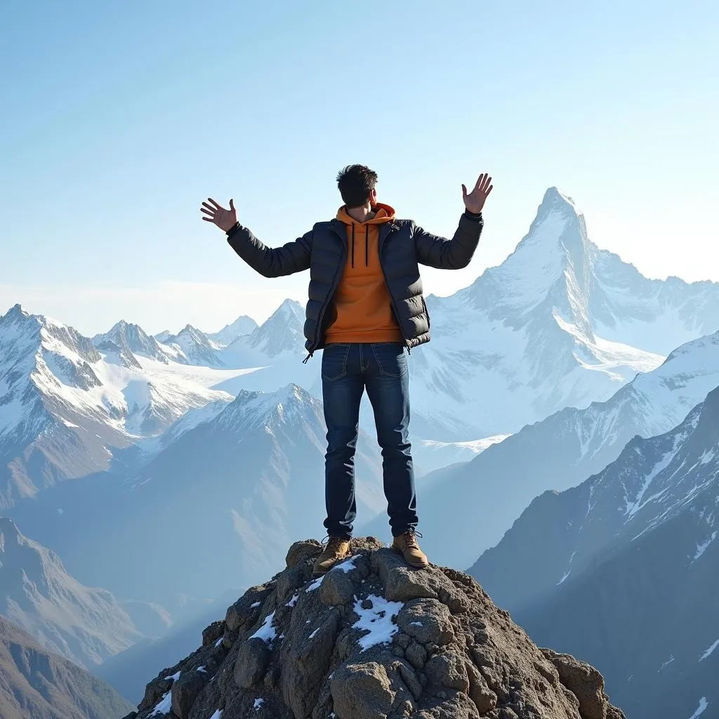 Hrithik Roshan Conquering the Peak in &quot;Lakshya&quot; 