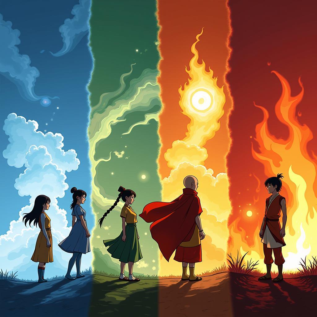 The Last Airbender main characters