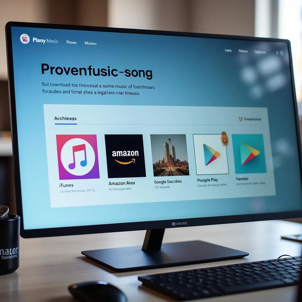 Legal music platforms for downloading songs.