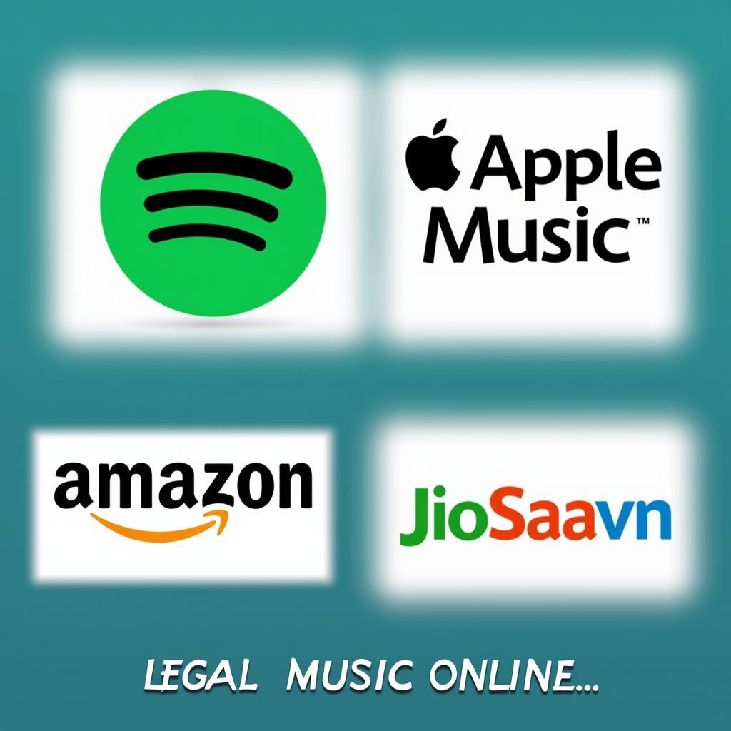 Popular legal music streaming platforms