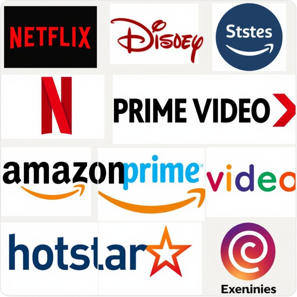 A collage of logos from popular legal streaming platforms offering xxx hd full movie hindi.