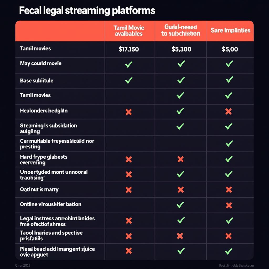 Comparing Legal Tamil Movie Streaming Platforms