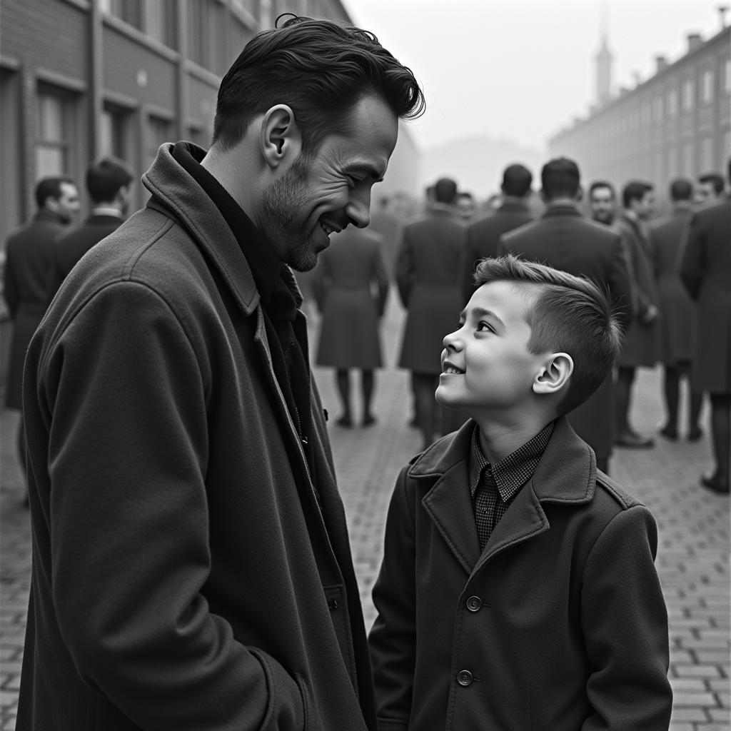 Guido and Giosué in the Concentration Camp