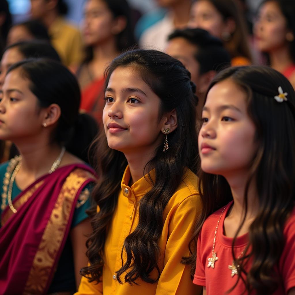 People listening to Bhakta Tukaram songs