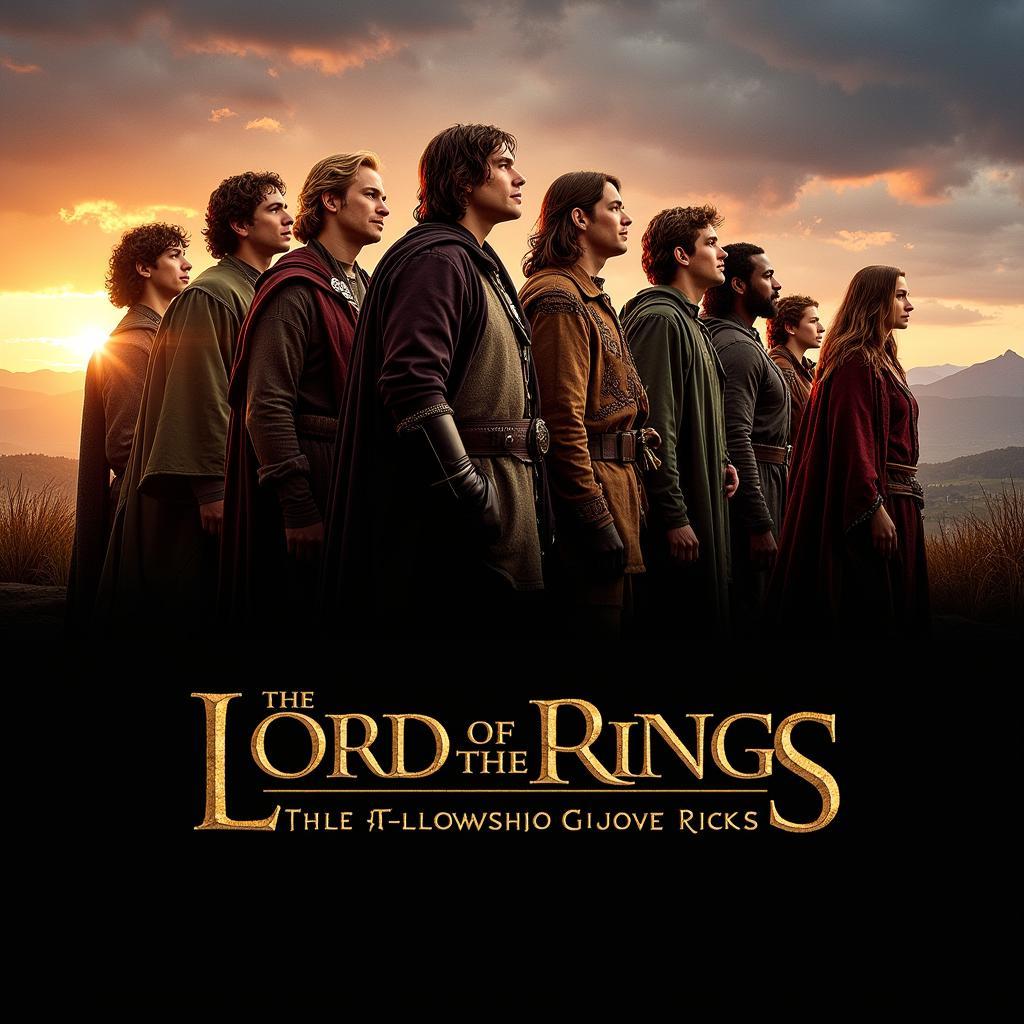 The Lord of the Rings: The Fellowship of the Ring Movie Poster