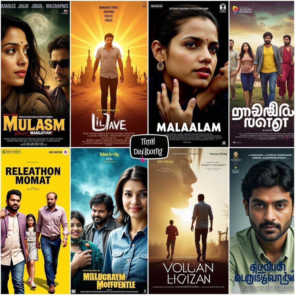 Diverse genres in Malayalam cinema with Tamil dubs