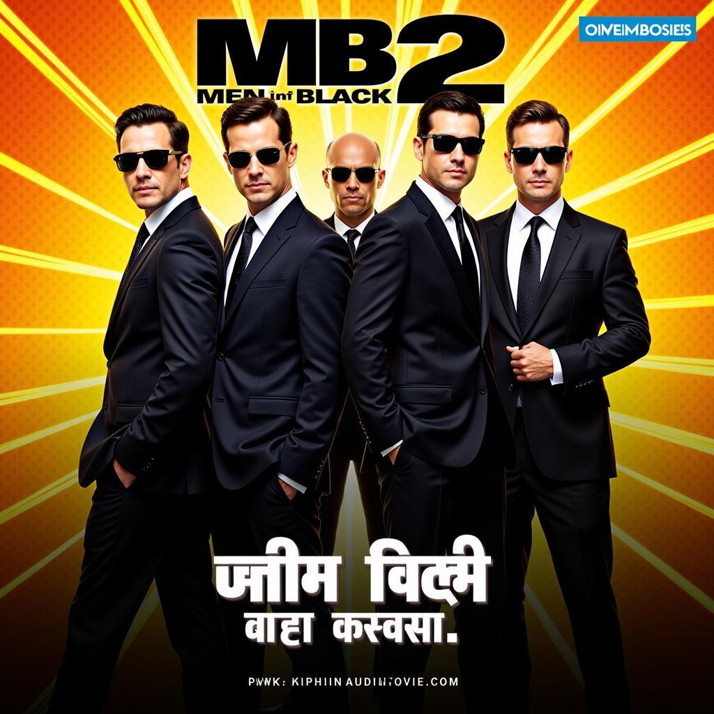 men in black 2 hindi dubbed movie poster