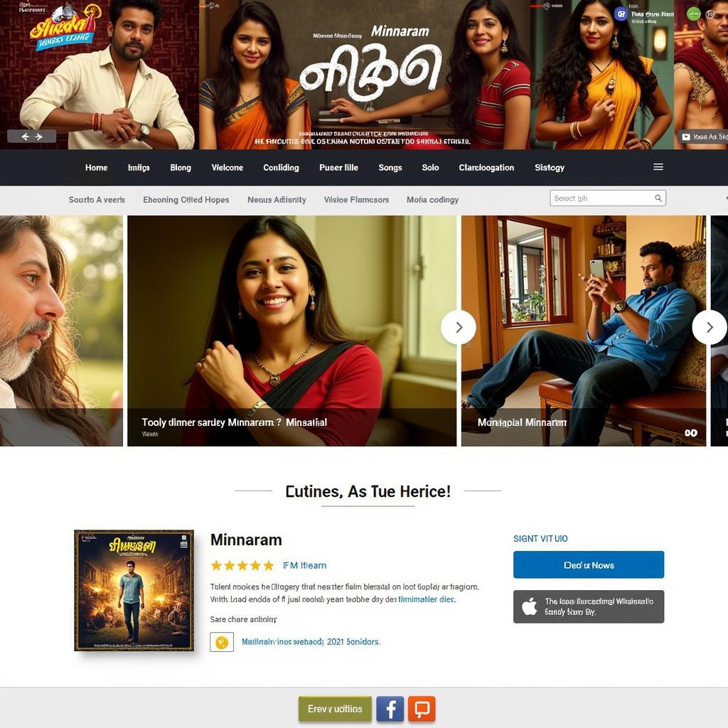 Official Website of Minnaram Movie