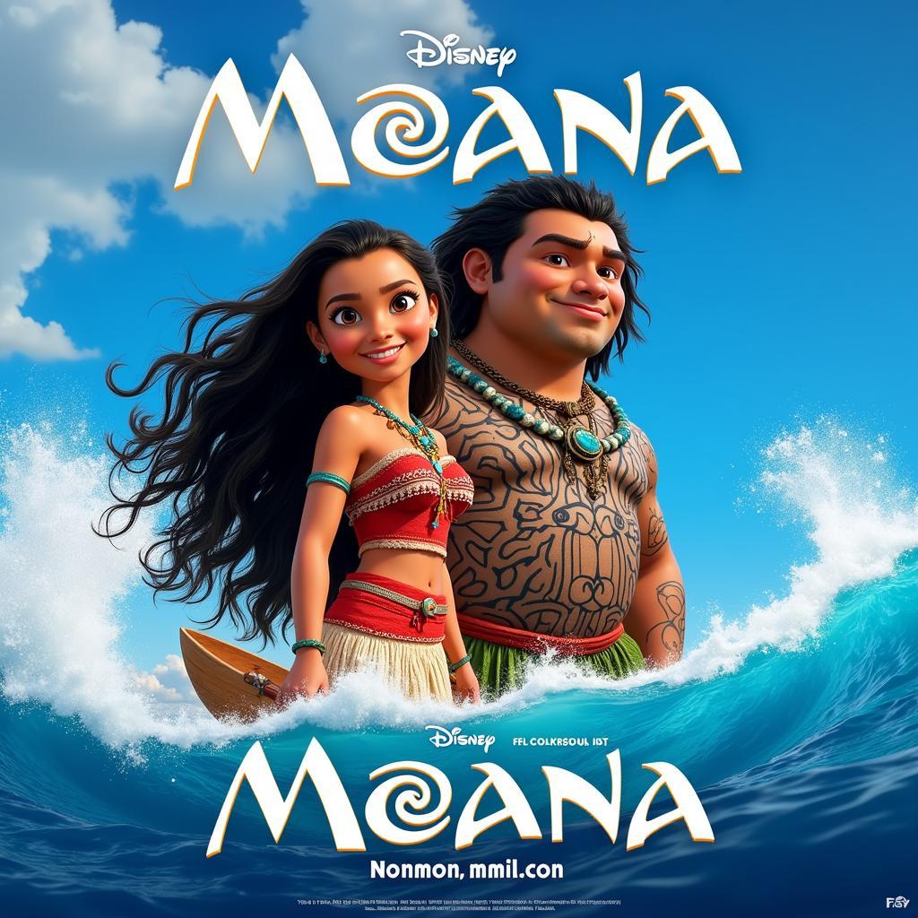 Moana movie poster in Tamil