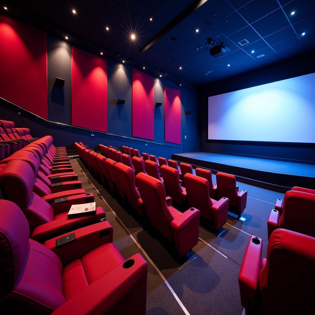 Modern Movie Theater Interior