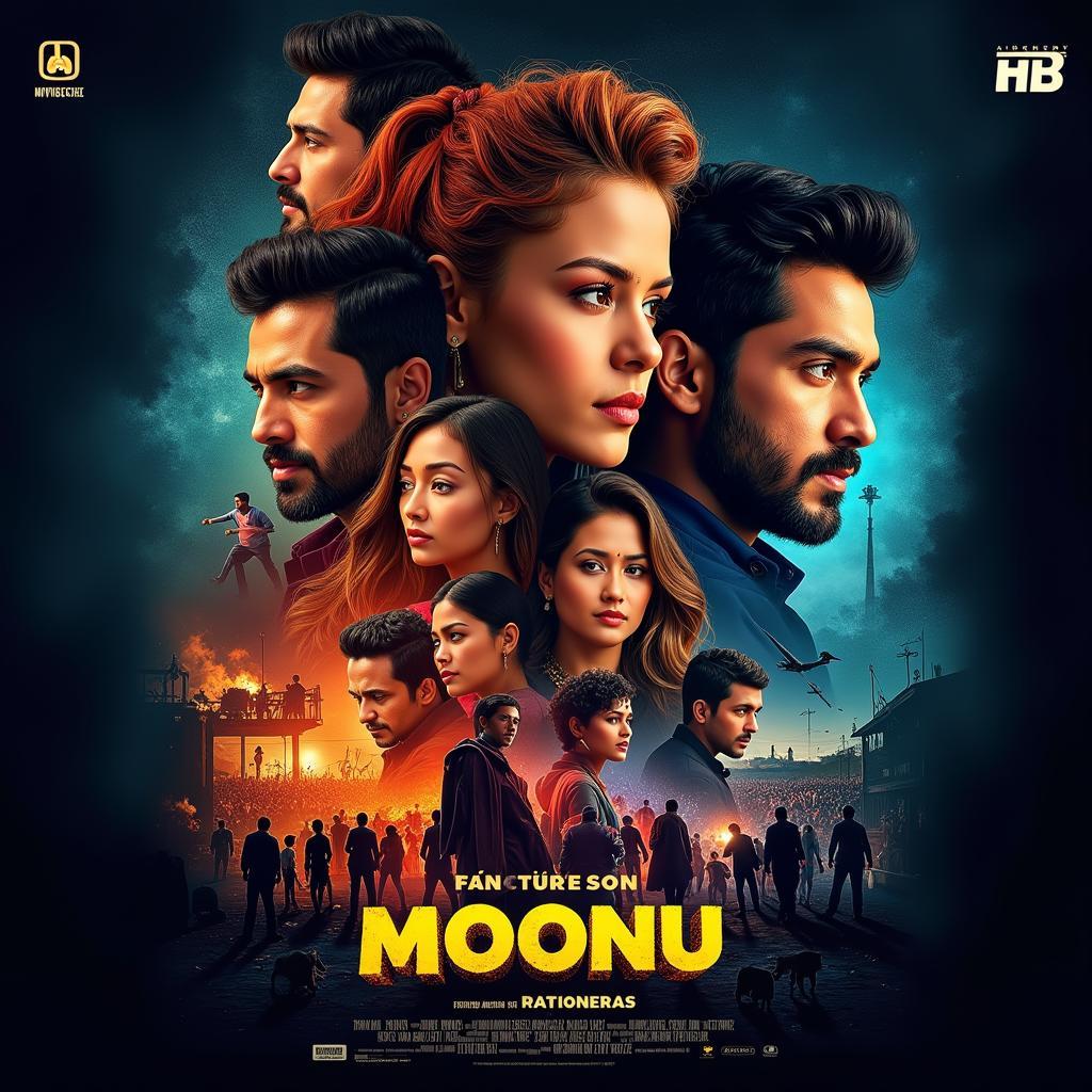 Moonu movie poster