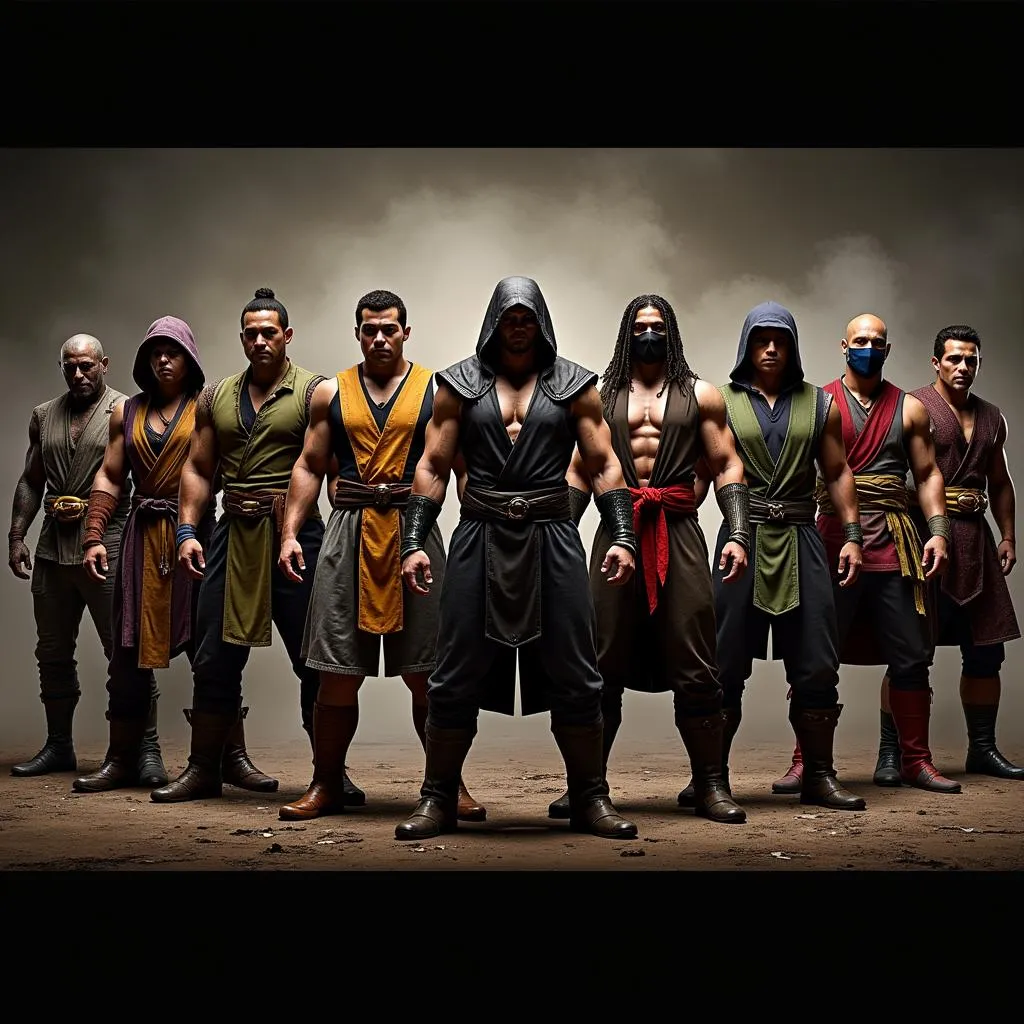 Mortal Kombat Characters Lineup