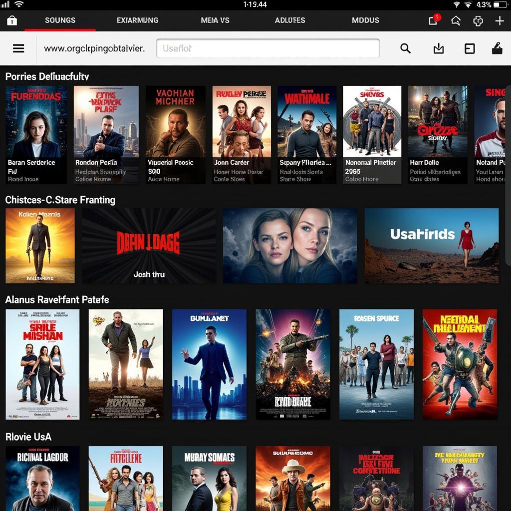 Movie Search Results Page