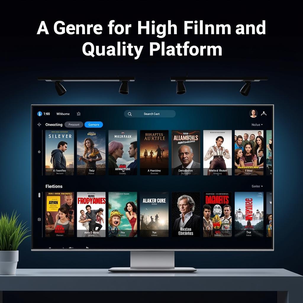 High-Quality Movie Streaming Platform