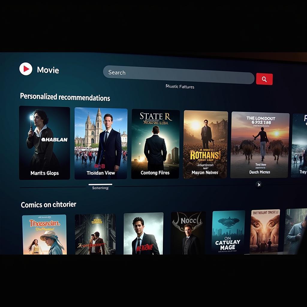 Movie Streaming Platform Interface