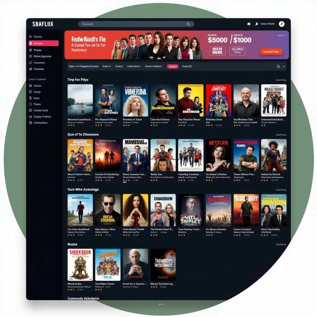 User-Friendly Streaming Platform Interface