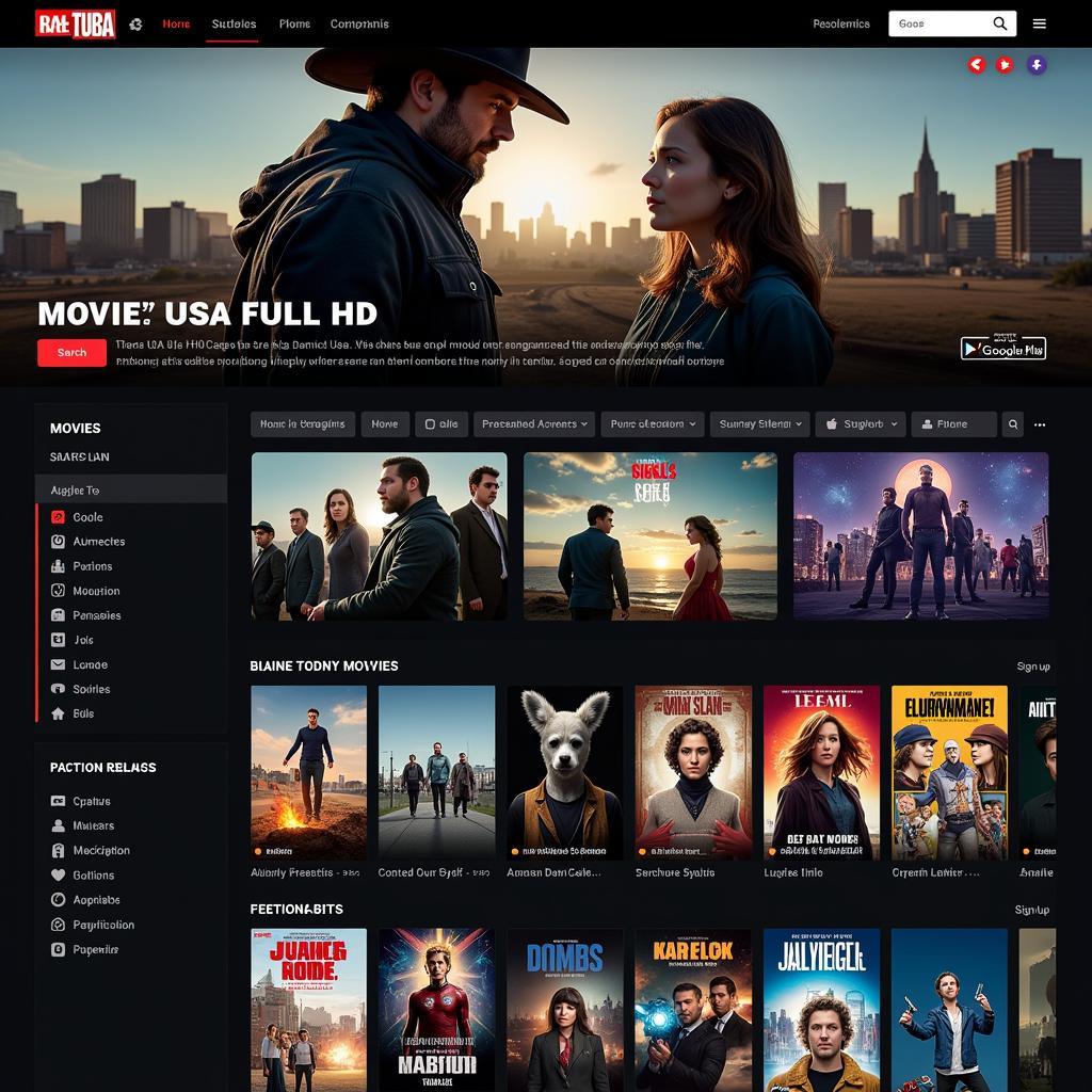 Movie USA Full HD Homepage