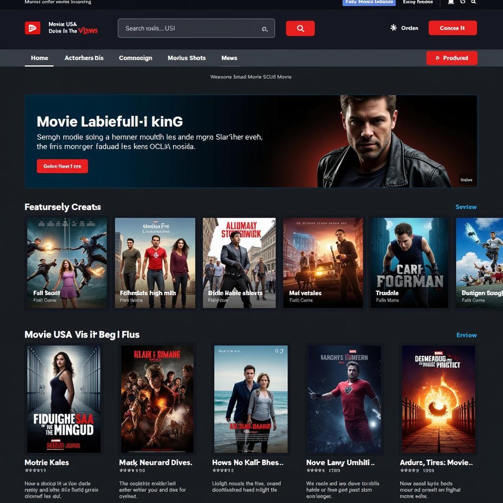 User-Friendly Interface of Movie USA Full HD