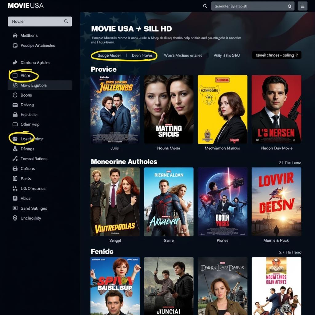 Movie USA Full HD Interface