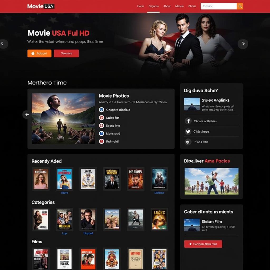 Movie USA Full HD User Interface