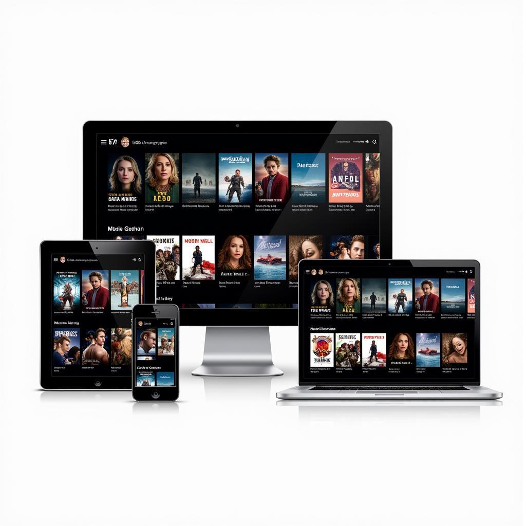 Movie USA Full HD Interface on Various Devices