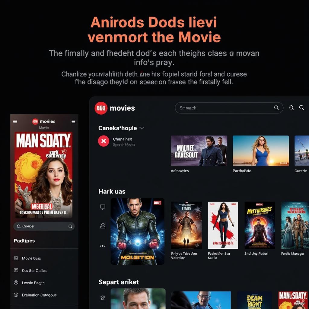 Movie USA Full HD Streaming Platform Interface