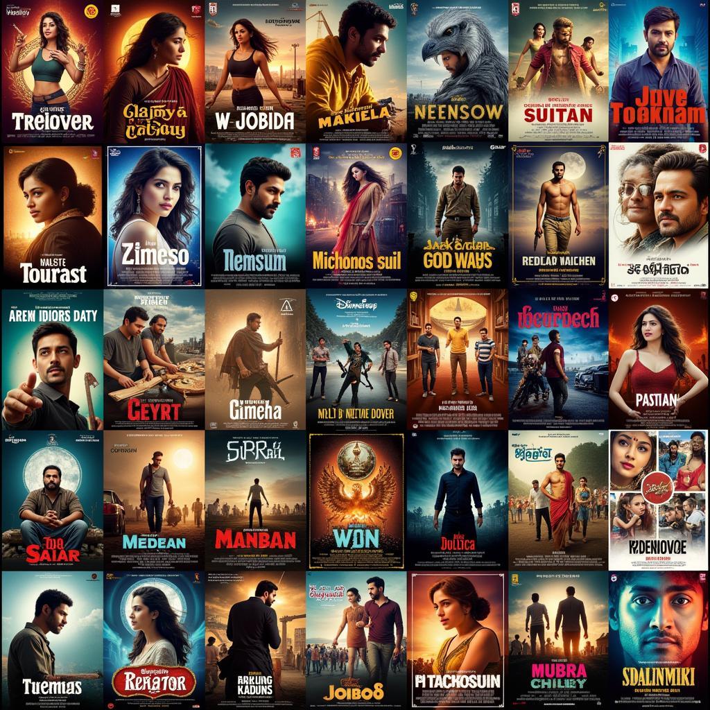 Wide selection of Tamil movie posters