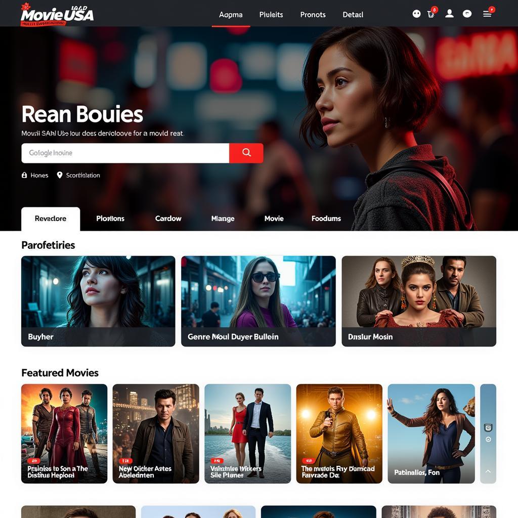 Movie USA Full HD User Interface