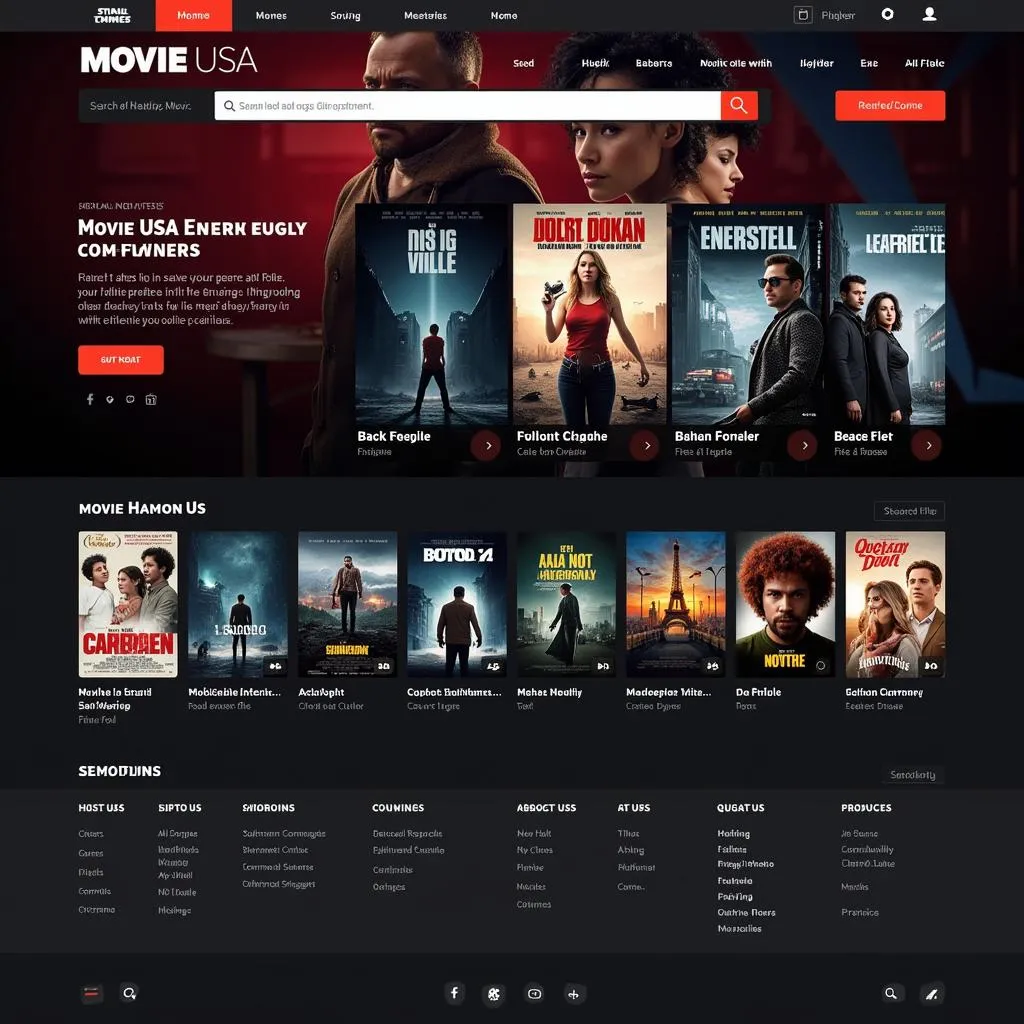 Movie USA Full HD website interface