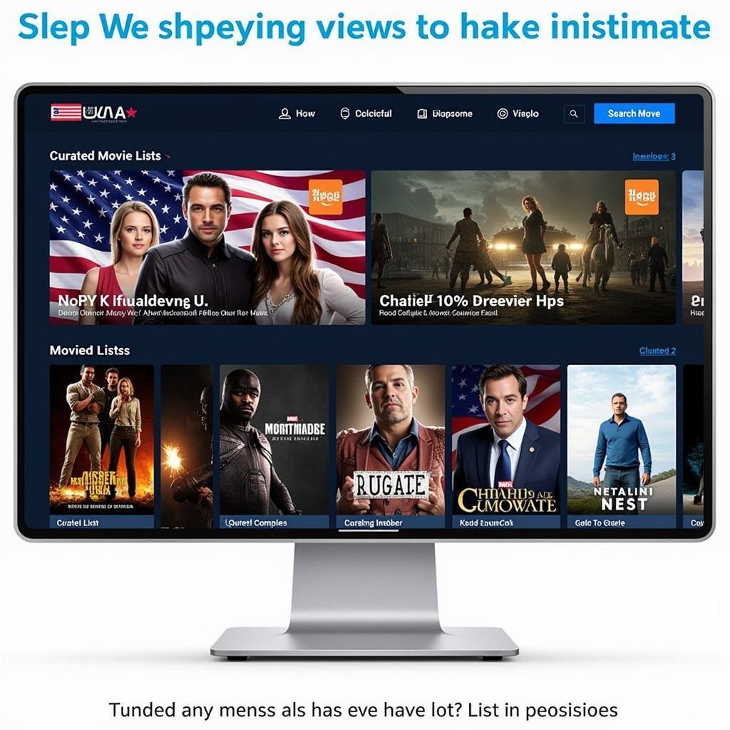 Movie USA Full HD Website Interface