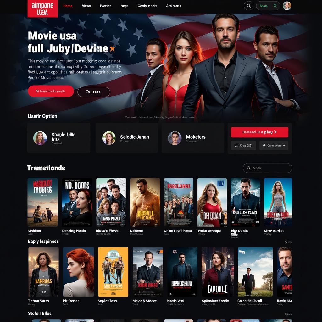 Movie USA Full HD Website Screenshot