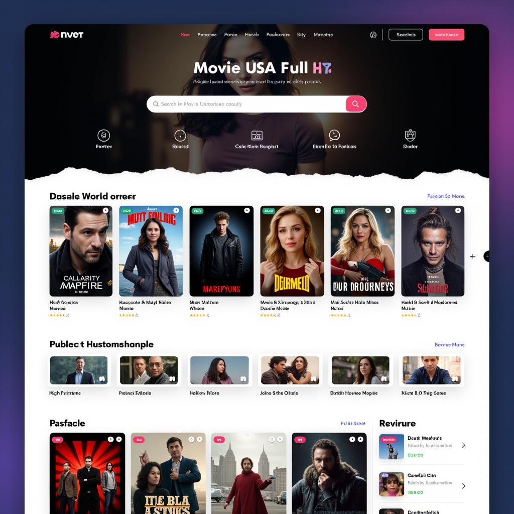 Movie USA Full HD website homepage