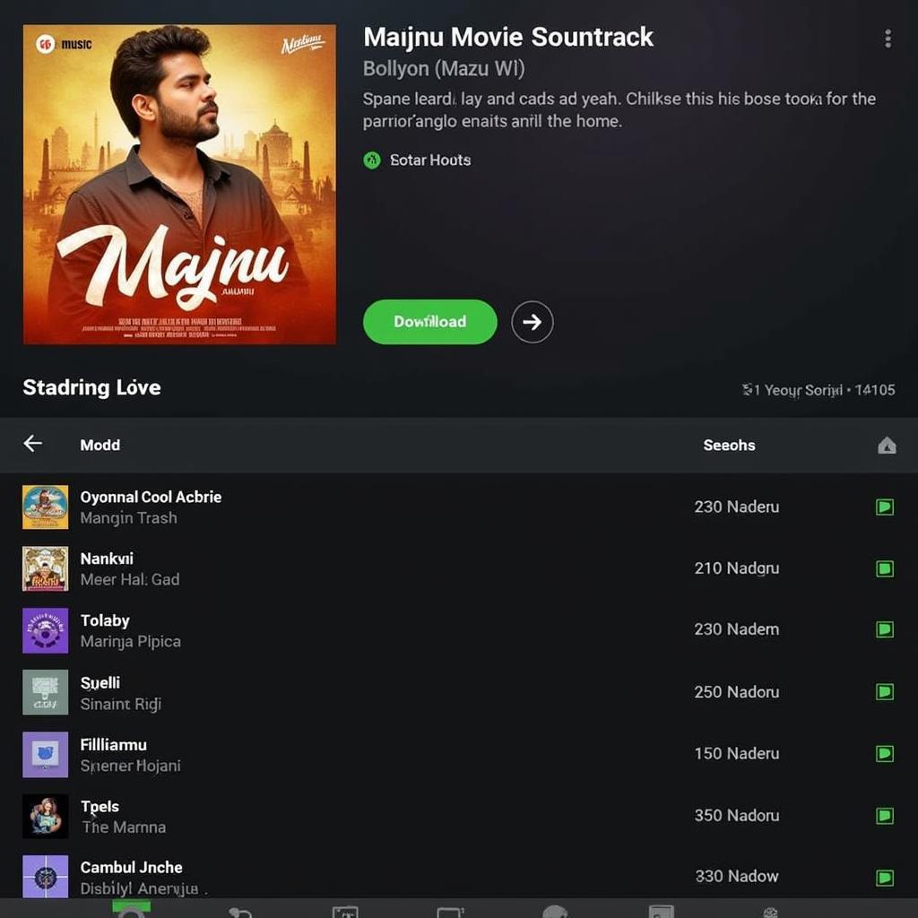 Music Streaming Platform Screenshot