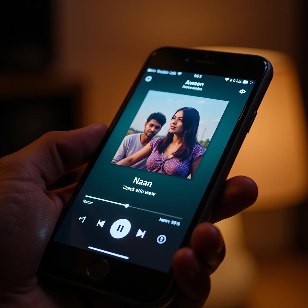 Listening to Naan Movie Songs on Music Player